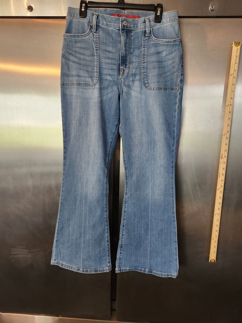 Lucky Brand Stevie High Rise Flare Jeans Women's Size 14/32 Medium Wash